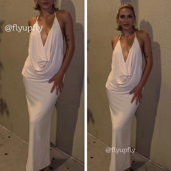 ZARA MIDI  HALTER DRESS - Picture 6 of 17